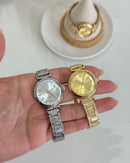 Relógio Feminino Italy Dourado 28mm