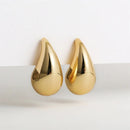 Brinco Gota Lisa - Dourado - Áurea Acessórios