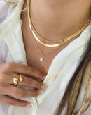 Conjunto de Colares Ponto de Luz - Dourado - Áurea Acessórios