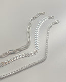 Conjunto de Pulseiras Cartier - Prata - Áurea Acessórios