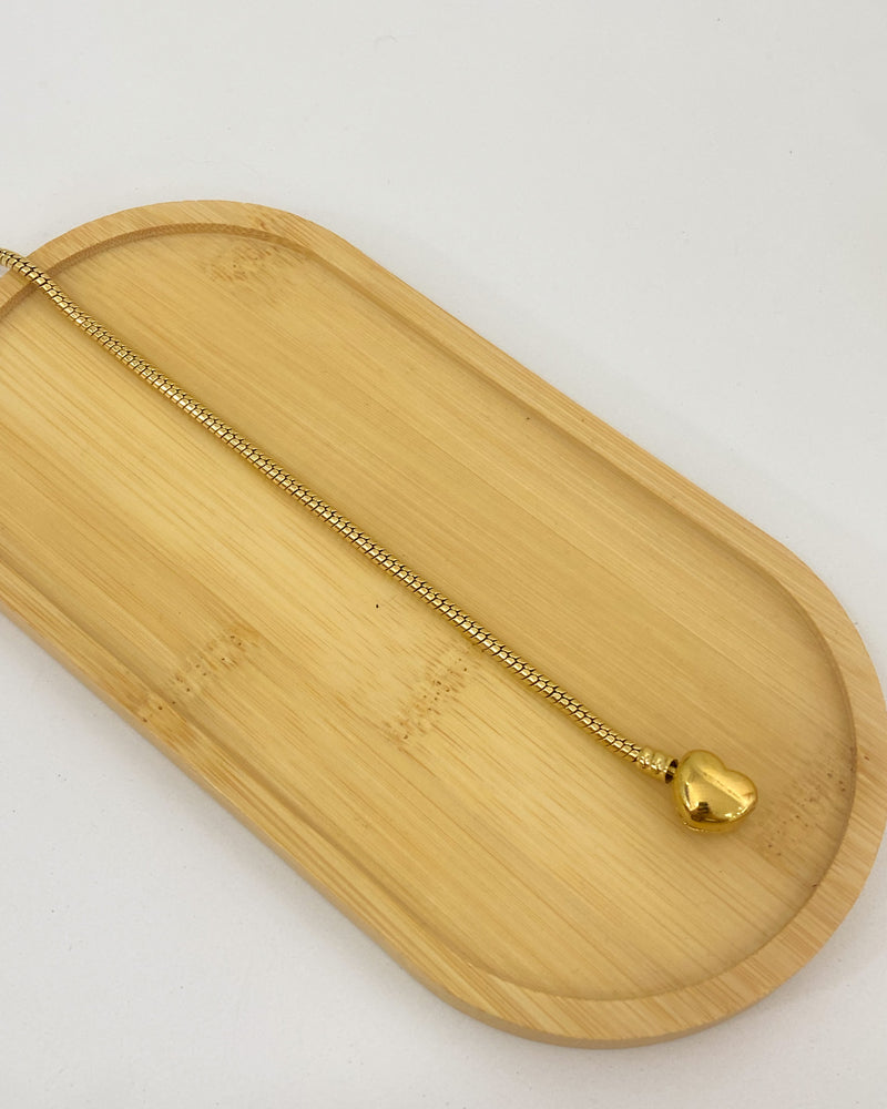 Pulseira Inspiração Pandora Fecho Coração - Aço Inoxidável - Áurea Acessórios