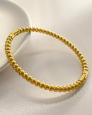 Bracelete Bolinhas Aço Inoxidável - Áurea Acessórios