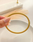 Bracelete Bolinhas Aço Inoxidável - Áurea Acessórios