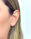 Brinco Laço Delicate - Semijoia Banhada a Prata