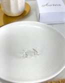 Ear Hook X - Semijoia Banhada a Prata