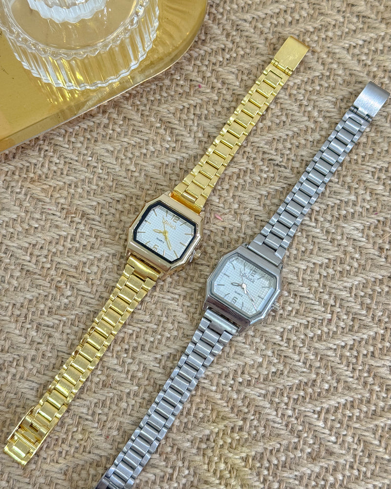 Relógio Feminino Quadrado Analógico Pequeno