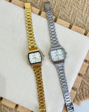 Relógio Feminino Quadrado Analógico Pequeno