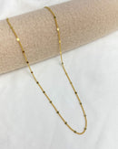 Colar Círculos Amassados - Semijoia Banhado em Ouro 18k