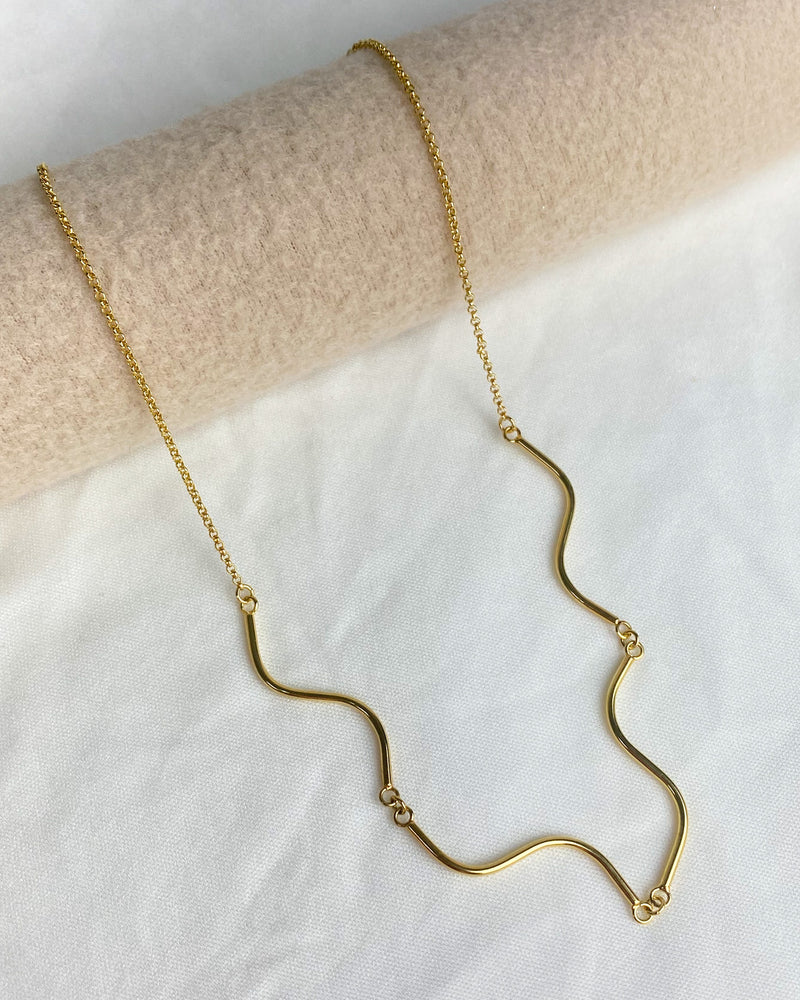 Colar Organic - Semijoia Banhado em Ouro 18k