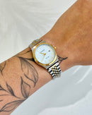 Relógio Feminino Redondo Casio Bicolor 30mm