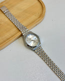 Relógio Feminino Redondo Casio Prata 30mm