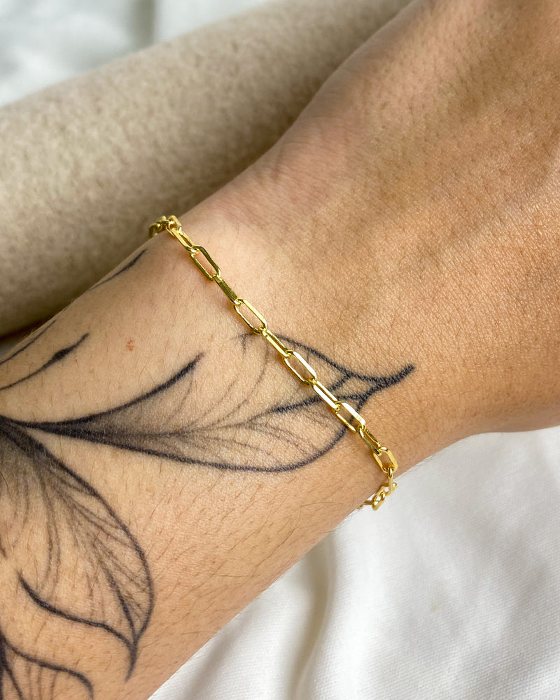 Pulseira Elos Cart - Semijoia Banhado em Ouro 18k