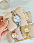 Relógio Feminino Pulseira Aura Prata 25mm
