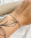 Pulseira Elos Cart - Semijoia Banhado a Prata