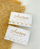 Trio de Brincos de Bolinhas - Semijoia Folheada em Prata