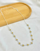 Colar Choker Margaridas - Semijoia Folheada a Prata