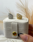 Piercing Fake Spider Cravejado - Prata