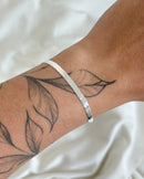 Pulseira Fita Laminada - Semijoia Folheada a Prata