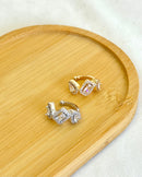Piercing Fake Formas Cravejado - Semijoia Folheada a Ouro 18k