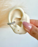 Piercing Fake Microzircônia - Semijoia Folheada a Prata