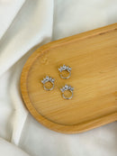 Piercing Helix Daith Septo Cravejado Aço Cirúrgico