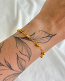 Pulseira de Bolinha - Semijoia Folheada a Ouro 18k