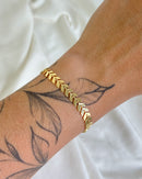 Pulseira Raminhos - Semijoia Banhado em Ouro 18k