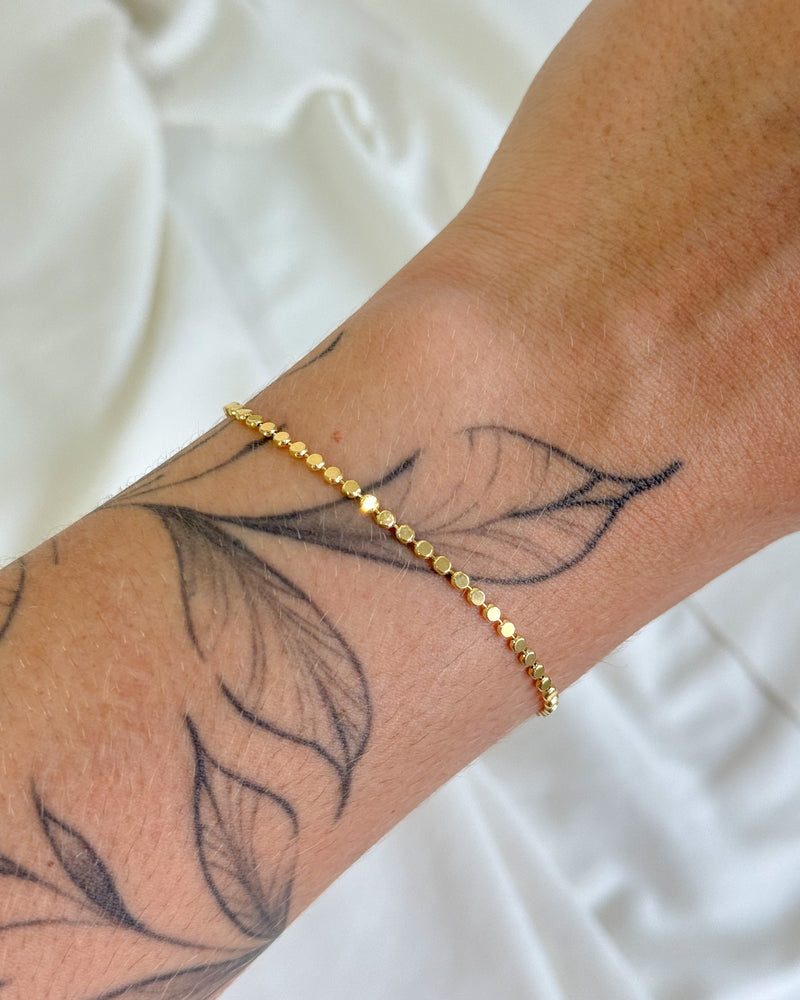 Pulseira Medalhinhas Banhado a Ouro 18k - Semijoia Banhada a Ouro 18k