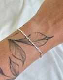 Pulseira Medalhinhas - Semijoia Banhado a Prata