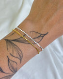 Pulseira Medalhinhas - Semijoia Banhado a Prata