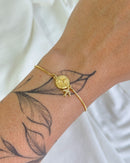 Pulseira Regulável Viagem - Semijoia Banhado em Ouro 18k