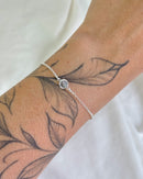 Pulseira Ponto de Luz Zircônia - Semijoia Banhado a Prata