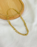 Pulseira Dupla Corrente e Bolinhas - Semijoia Banhado a Ouro 18k