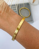 Bracelete Inspiração Cartier - Dourado - Áurea Acessórios