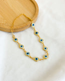 Pulseira Olho Grego - Semijoia Folheada a Ouro 18k