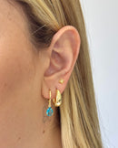 Trio de Brincos Shine Color - Semijoia Banhado a Ouro 18k