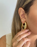 Brinco Inspiração Gucci - Semijoia Folheada a Ouro 18k