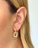 Brinco Inspiração Elos Tiffany - Semijoia Folheado a Ouro