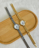 Relógio Feminino Hexagonal Technos Prata