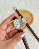 Relógio Feminino Oval Lucky Dourado