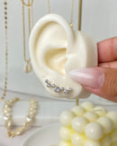 Brinco Ear Cuff Molécula - Prata - Áurea Acessórios