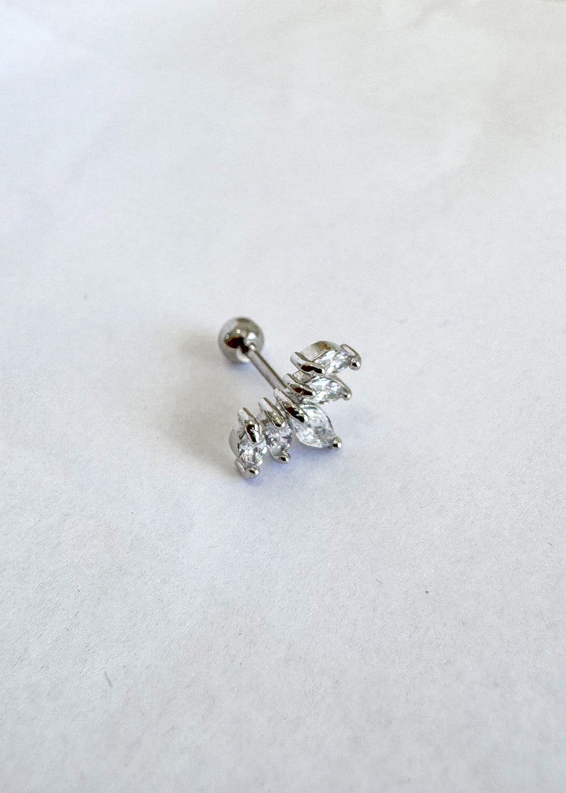 Piercing Helix Flat Coroa Aço Cirúrgico