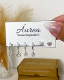 Trio de Brincos Amor de Pet - Prata - Áurea Acessórios