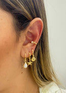 Trio de Brincos Mar - Dourado - Áurea Acessórios