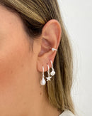 Trio de Brincos Mar - Prata - Áurea Acessórios