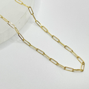 Colar Corrente Elos Espaçados - Semijoia Folheada a Ouro 18k