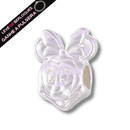 Berloque Separador Cabeça Minnie - Prata - Áurea Acessórios