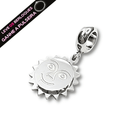 Berloque Pendurado Sol - Aço Inox - Áurea Acessórios