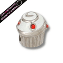 Berloque Separador Cupcake - Aço Inox - Áurea Acessórios