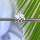 Berloque Separador Castelo Disney - Prata - Áurea Acessórios